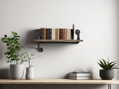 1-Tier Pipe Shelf