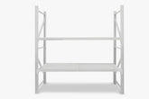 2-Layer Longspan Shelving Grey White - 1.5 M