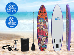 10 ft Single Layer Inflatable SUP - Art Cartoon