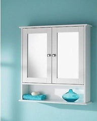 Bathroom Wall-Mounted Cabinet with Mirror