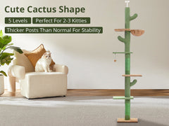 Cactus Cat Tree Floor to Ceiling - 265 cm