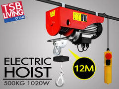 250/500kg Electric Hoist Winch with Lifting Cable