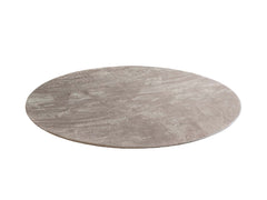 Angola Floor Rug Round 115cm - Light Brown