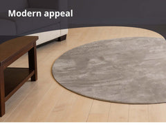 Angola Floor Rug Round 115cm - Light Brown