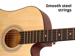 38'' Acoustic Guitar - Natural Wood