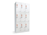 9-Door Locker - Creamy White