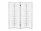 4-Panel Room Divider E P1 - White