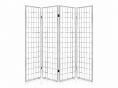 4-Panel Room Divider E P1 - White