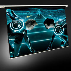 100 Inchs Wide Screen Electric Motorized Projector Screen with Wireless Remote