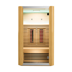 2 Person Low EMF Far Infrared With Red Light Tube Full Spectrum Sauna