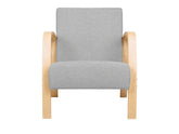 Bentwood Linen Sofa - Grey