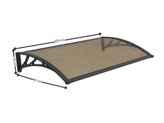 Brown Window Awning 100cm x 120cm