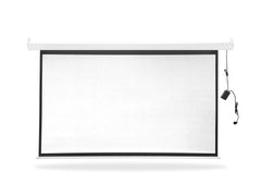 84 Inches Wide Screen Electric Motorized Projector Screen With Wireless Remote