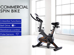 11kg Flywheel Exercise Spin Bike – Orange