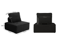 Brics Modular Sofa - Black