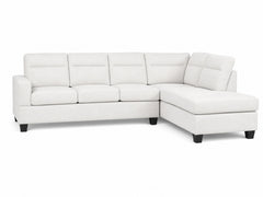 Delano Sectional Linen Sofa with Right Chaise - Beige