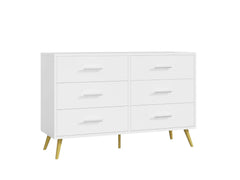 6-Drawer Cabinet - White