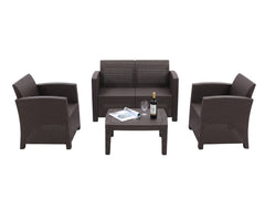 Divano 4-Piece Outdoor Lounge Set