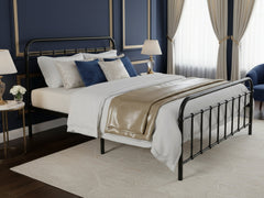 Darcy Metal Bed Frame Black - Queen