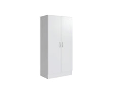 Clevedon 2-Door Shoe Storage Cabinet - White
