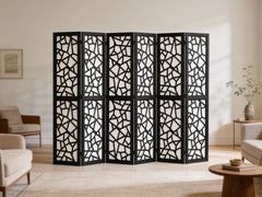 6-Panel Room Divider C M7 - Black