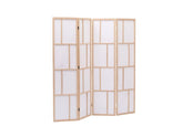 4-Panel Room Divider C M9 - Natural