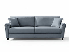 Cozza Linen Sofa - Blue