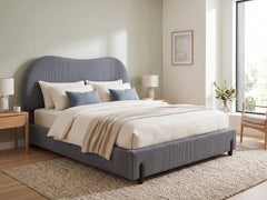 Arna Bed Frame Grey - Queen