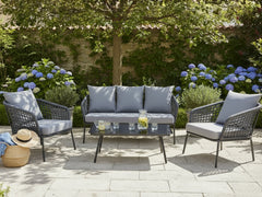 4-Piece Outdoor Sofa Set - Grey