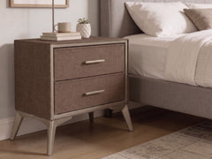 Delani Bedside Table - Brown