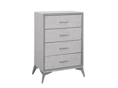 Delani 4-Drawer Tallboy - Grey