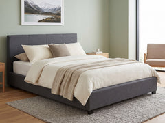 Bass Storage Bed Frame Grey - Double