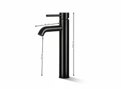 Black Basin Faucet Large