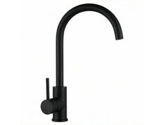 Black Kitchen Faucet - Gooseneck