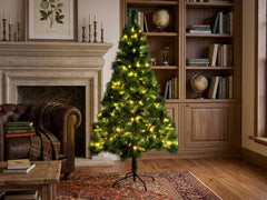 Christmas Tree with LED Lights - 6Ft/180 cm