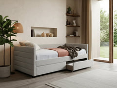 Aquilo Day Bed With Drawers - Slate