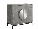 2-Door Wine Cabinet - Grey