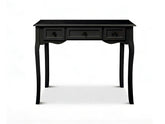 3-Drawer Console Table - Black