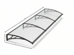 Clear Window Awning 100cm x 300cm