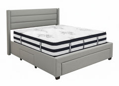 Coronado-A Bed Frame With Drawers & Euro Top Mattress K34 - Double