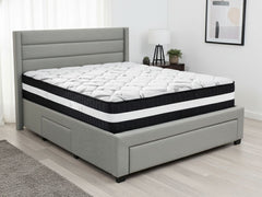 Coronado-A Bed Frame With Drawers & Euro Top Mattress L30 - Double