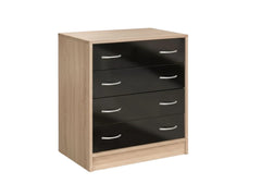 Bardalona 4-Drawer Chest - Gloss Black