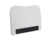 Alva Boucle Headboard White - Double