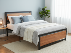 Bivio Metal Bed Frame - Queen