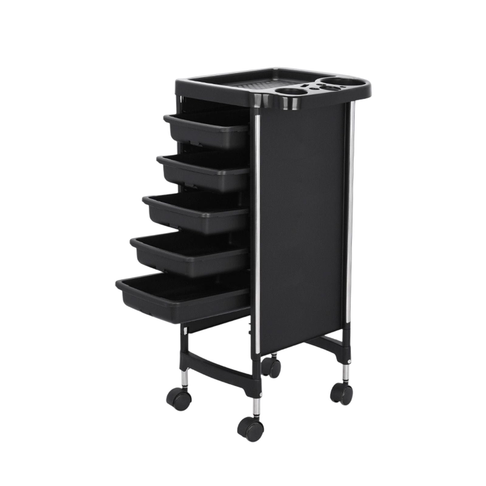 DS BD 6 Tier Hair Salon Trolley Spa Beauty Parlor Hairdressing Tool Rolling Pull