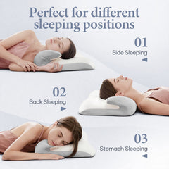 DS BD Memory Foam Cervical Pillow Ergonomic Orthopaedic Contour Neck Support