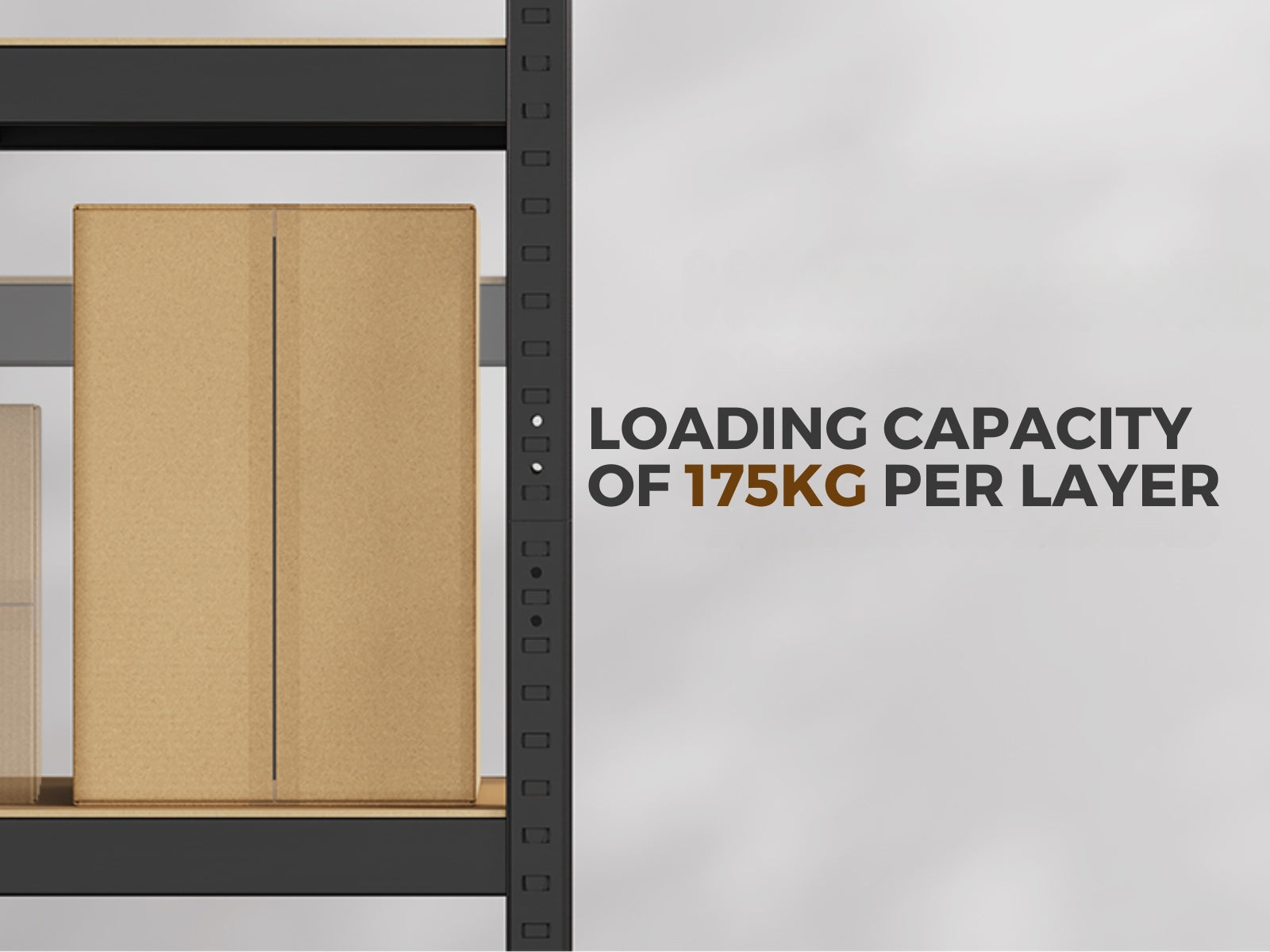 5-Layer Boltless Corner Shelving - Black