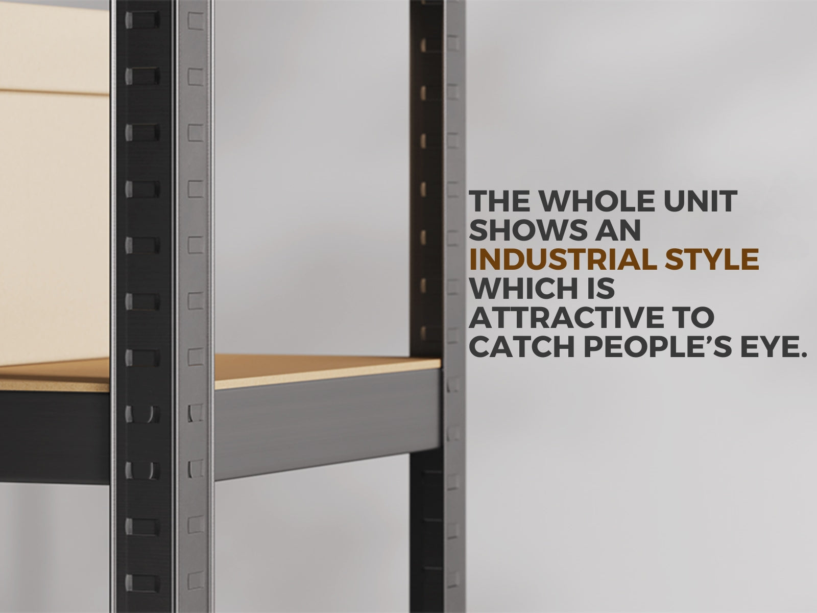 5-Layer Boltless Corner Shelving - Black