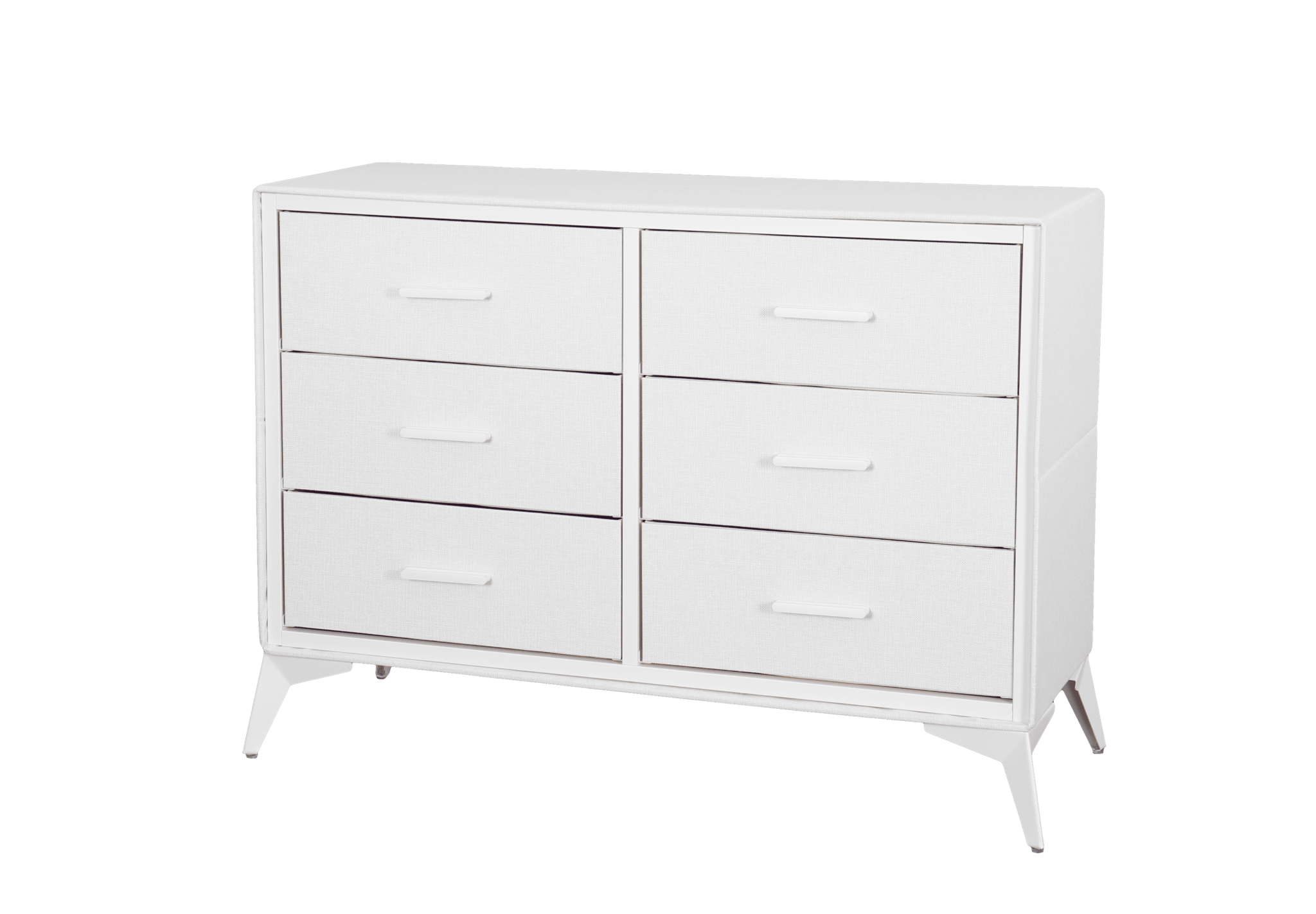 Delani 6-Drawer Lowboy - Cream