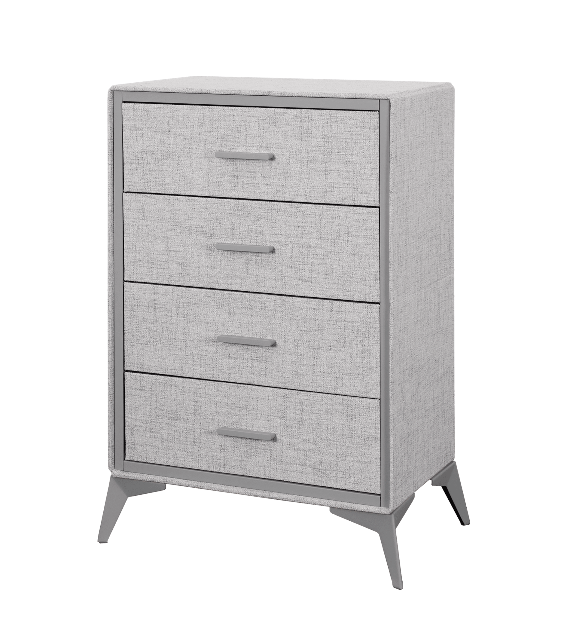 Delani 4-Drawer Tallboy - Grey